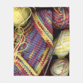 Crochet Club Fleecedecke (Vorderseite)