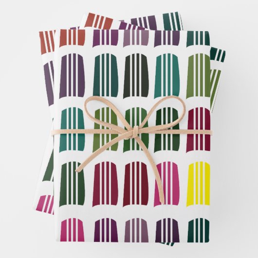 Crochet Colorful Knittergarn Muster Crochet Geschenkpapier Set (Beispiel)