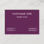 Crochet Colorful Knittergarn Muster Crochet Visitenkarte (Rückseite)