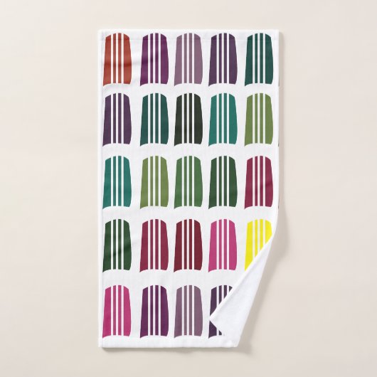 Crochet Colorful Strickgarn Badhandtuch Set (Handtuch)