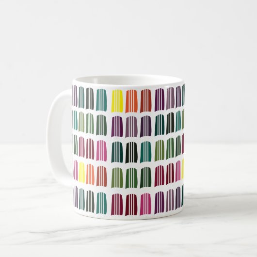 Crochet Colorful Strickgarn Kaffeetasse (Vorderseite Links)