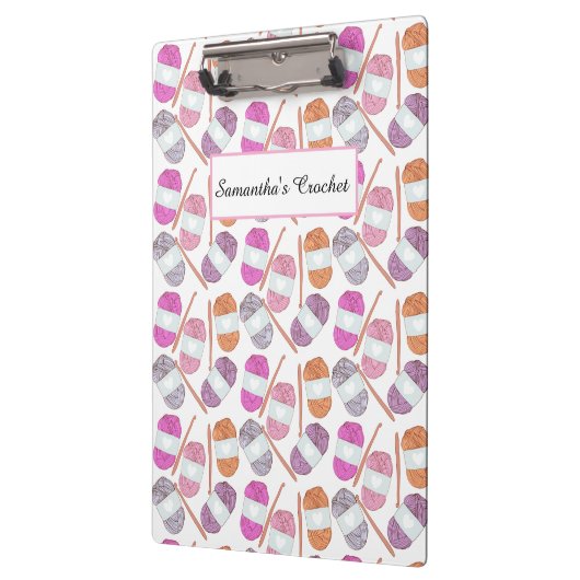 Crochet Craft Yarn Klemmbrett (Links)