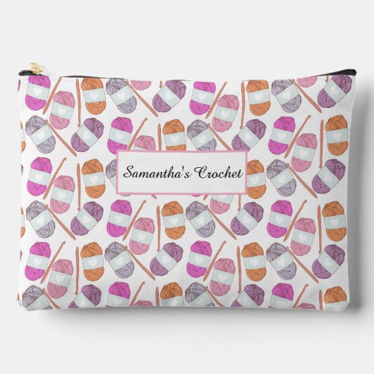Crochet Craft Yarn Zubehörtasche (Vorderseite)