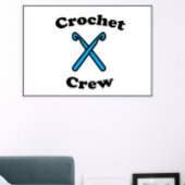 Crochet Crew Hook Funny Poster