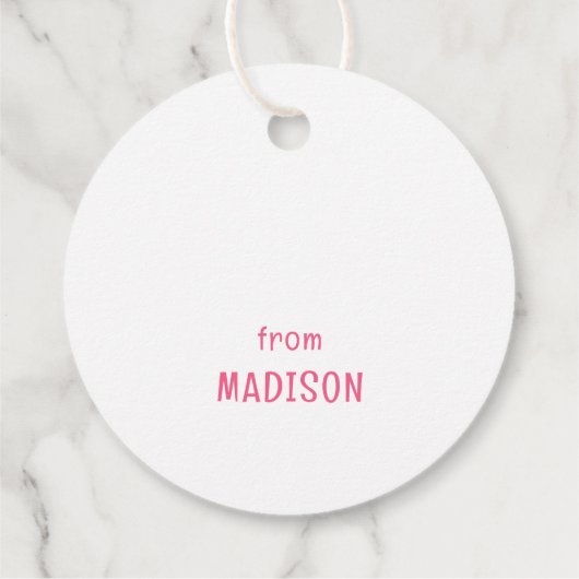 Crochet Crocheting dankt Ihnen für Ihre Bestellung Geschenkanhänger (Rückseite)