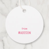 Crochet Crocheting dankt Ihnen für Ihren Einkauf Geschenkanhänger (Rückseite)