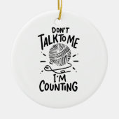 Crochet Crocheting Keramik Ornament (Vorne)