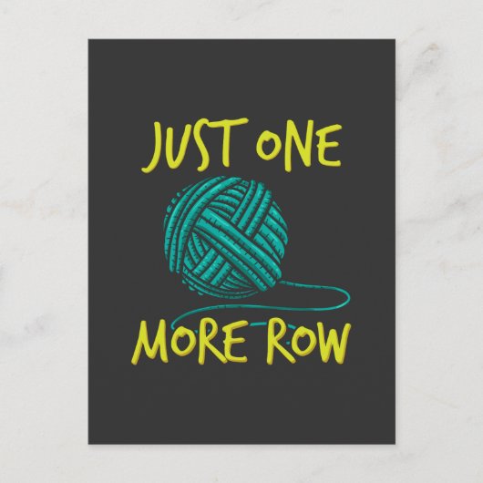 Crochet Crocheting Knitting Postkarte (Vorderseite)