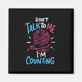 Crochet Crocheting Magnet (Vorne)