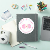 Crochet Crocheting Website benutzerdefinierter Fir Aufkleber (iPad Hülle)