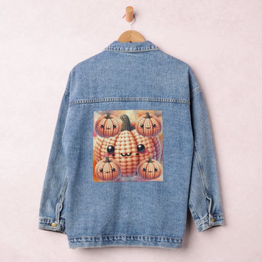 Crochet Cute Pumpkin Jeansjacke (Hangar)