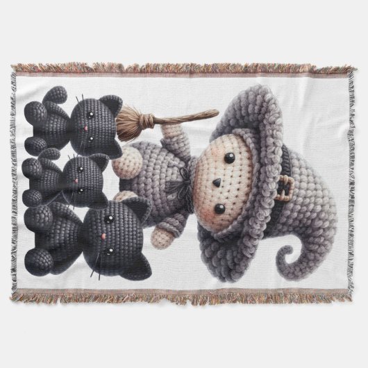 Crochet Cute Witch Decke (Vorderseite)