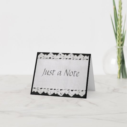 Crochet-Esperanto Notecard Karte (Vorderseite)