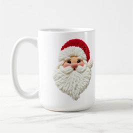 Crochet faux yarn Santa Kaffeetasse