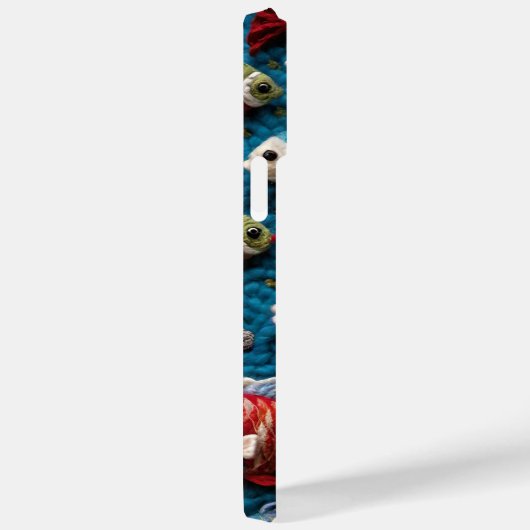 Crochet Fish Case-Mate iPhone Hülle (Rückseite / Rechts)