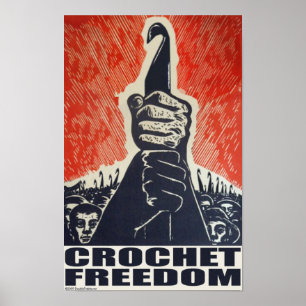 Crochet Freiheit - Poster