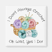 Crochet Funny Personalisiert Magnet (Vorne)