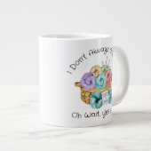 Crochet Funny Personalisierter Riesenkaffee Tasse (Vorderseite Rechts)
