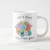 Crochet Funny Personalisierter Riesenkaffee Tasse (Rechts)