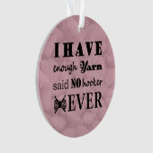 Crochet - Garnbaukunst Ornament (Vorderseite)