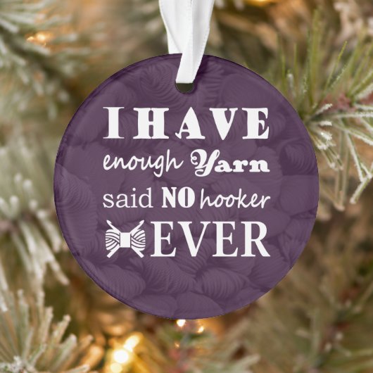 Crochet - Garnholzhandwerk, dunkel Ornament (Baum)