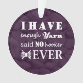 Crochet - Garnholzhandwerk, dunkel Ornament (Vorderseite)