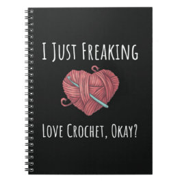 Crochet-Geschenk für Typ Männer Crocheter-Nadel Notizblock