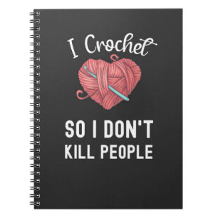 Crochet Gifts Hobby Knitting Crocheting Crocheter Notizblock