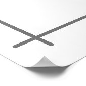 Crochet Giraffe Baby Kinderzimmer Minimalistisch W Poster (Ecke)