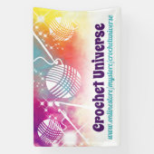 Crochet-Haken, Aquarellbilder Banner (Vertikal)