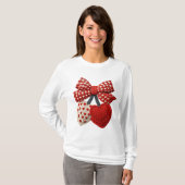 Crochet Heart Womens Tshirt (Vorne ganz)