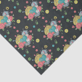 Crochet Heart Yarn Muster Seidenpapier (Detail)