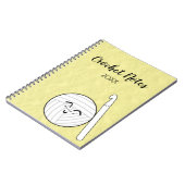 Crochet Hook & Cartoon Garne Notizblock (Linke Seite)