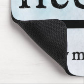 Crochet Hook License Crafts Mousepad (Ecke)