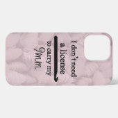 Crochet Hook Lizenz Handwerk Typografie iPhone Cas Hülle (Rückseite (Horizontal))