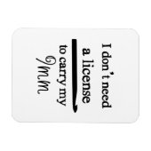 Crochet Hook Lizenz Magnet (Horizontal)