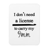 Crochet Hook Lizenz Magnet (Vertikal)