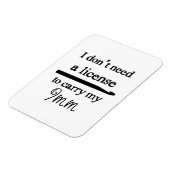 Crochet Hook Lizenz Magnet (Linke Seite)