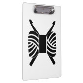 Crochet Hooks & Yarn Skein Klemmbrett (Rechts)