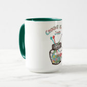 "Crochet is my jam" Tasse (Vorderseite Links)