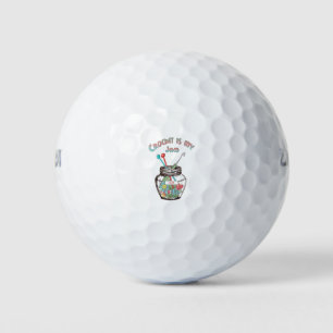 Crochet ist mein Jam Golfball