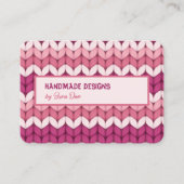 Crochet Knitting Visitenkarte (Vorderseite)