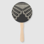 Crochet Lace Fächer (Rückseite)