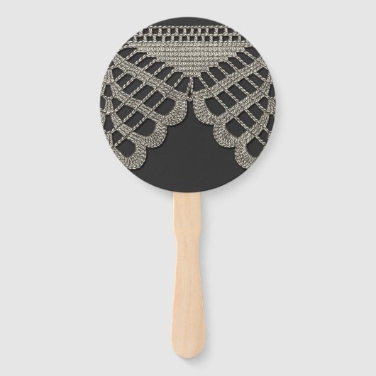 Crochet Lace Fächer (Rückseite)