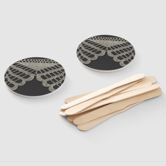 Crochet Lace Fächer (Non-assembled)