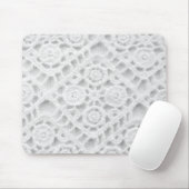 Crochet Lace Pattern Mousepad (Mit Mouse)