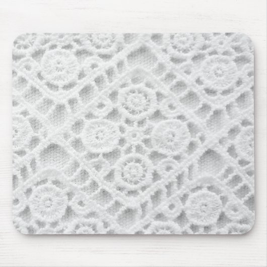 Crochet Lace Pattern Mousepad (Vorne)
