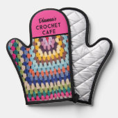 Crochet Liebhaber Geschenk! Benutzerdefiniert nied Ofenhandschuh (Vorderseite/Rückseite)
