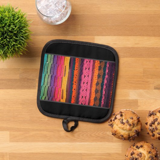 Crochet Look! Für die Küchenkönigin! Topflappen (Oben Unten)