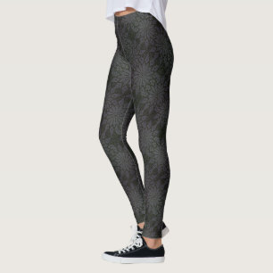 Crochet Look Leggings - Black - HAMbyWG
